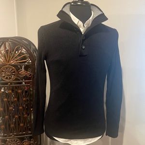 Express Button Turtleneck Sweater